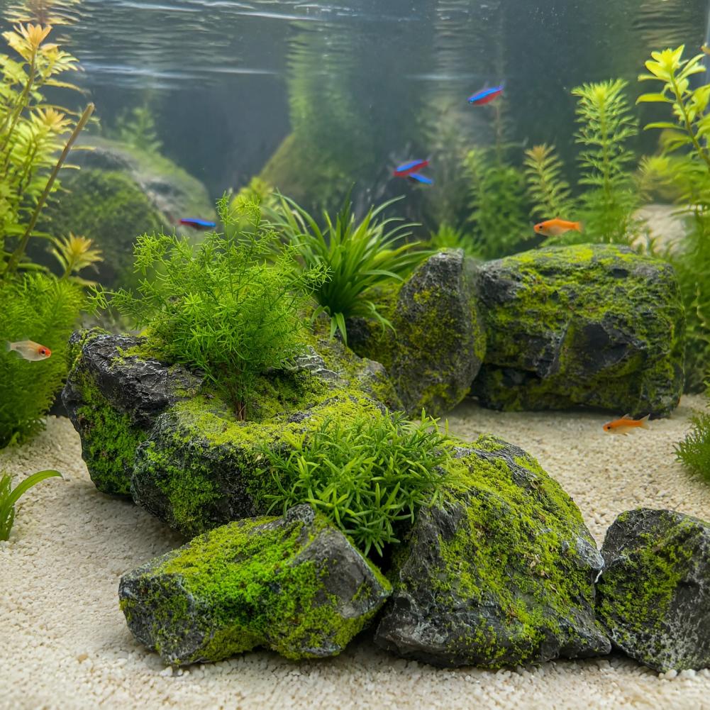 Bonsai Garden Backyard - Artificial Moss Rocks for Landscaping Lightweight