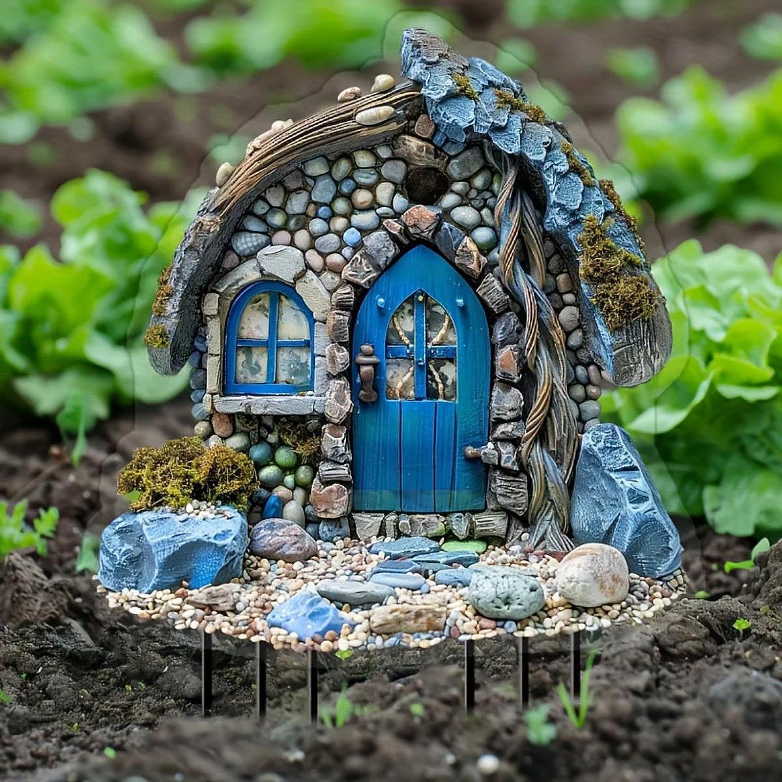 House Decorative Garden Stake  - Bonsai Garden Backyard recension och pris