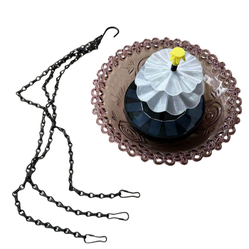 Solar Bird Bath Fountain with  - Bonsai Garden Backyard recension och pris