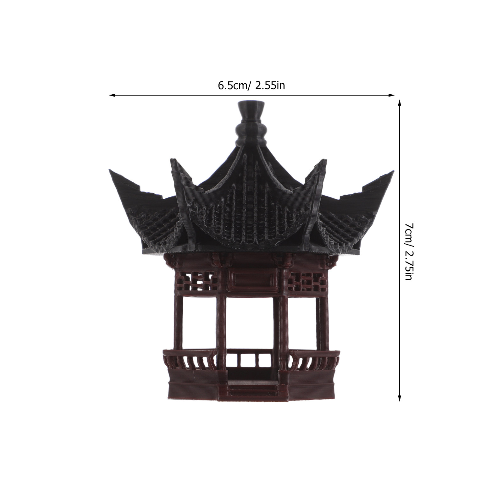 Mini Pagoda Landscape Decorati - Bonsai Garden Display recension och pris