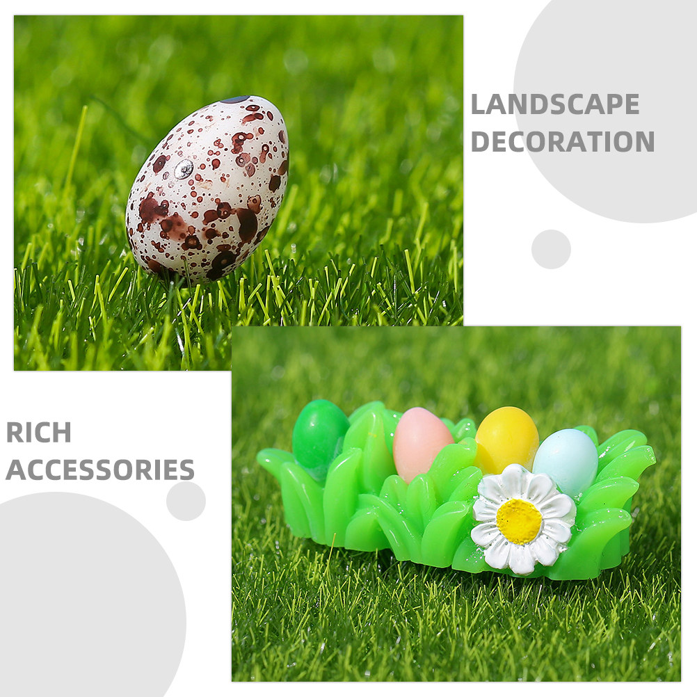 13Pcs Resin Easter Bunny Egg M - Bonsai Garden Display recension och pris