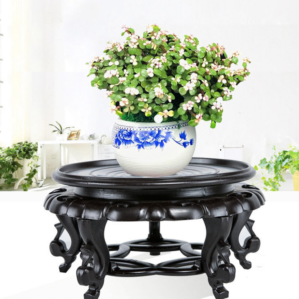 Resin Potted Plant Display Bas - Bonsai Garden Display recension och pris