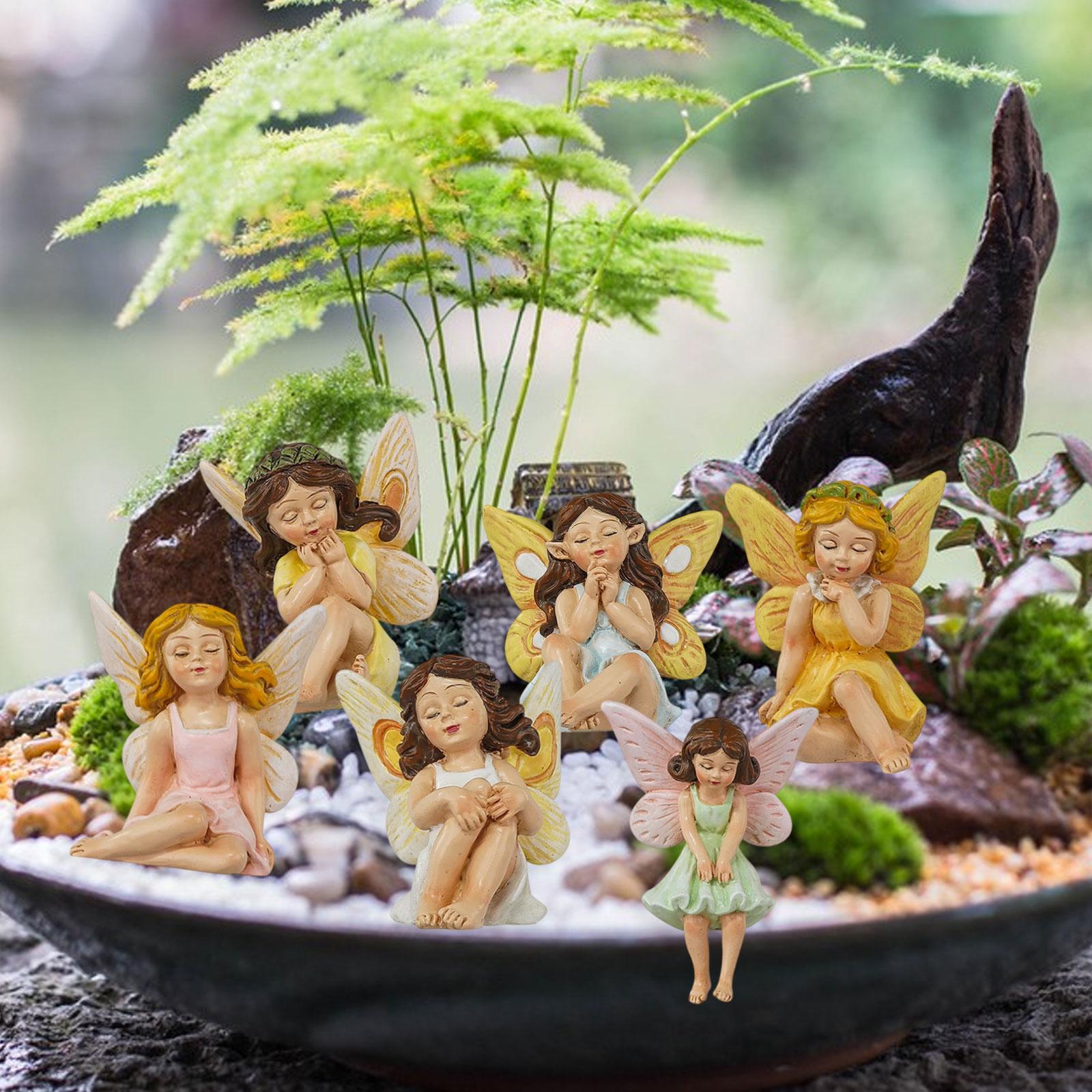 6Pcs Fairy Garden Accessories  - Bonsai Garden Backyard recension och pris