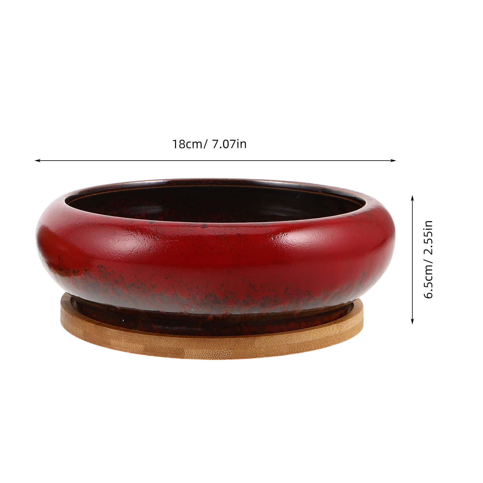 2Pcs Retro Ceramic Succulent P - Bonsai Garden Display recension och pris